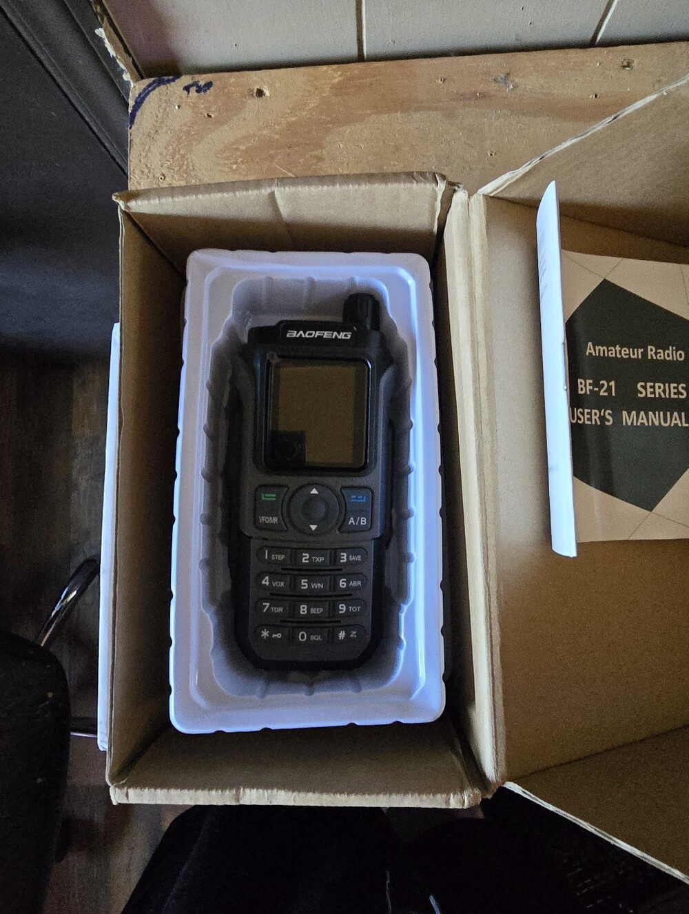 Baofeng UV21 Pro V2 Compact Black Two-Way Radio Handset